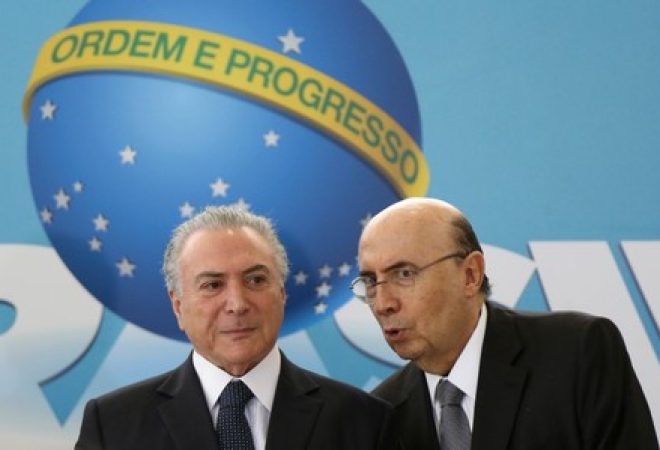 Presidente Michel Temer e ex-ministro Henrique Meirelles