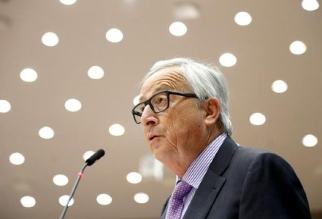 Jean-Claude Juncker, presidente da Comissão Europeia, em Bruxelas