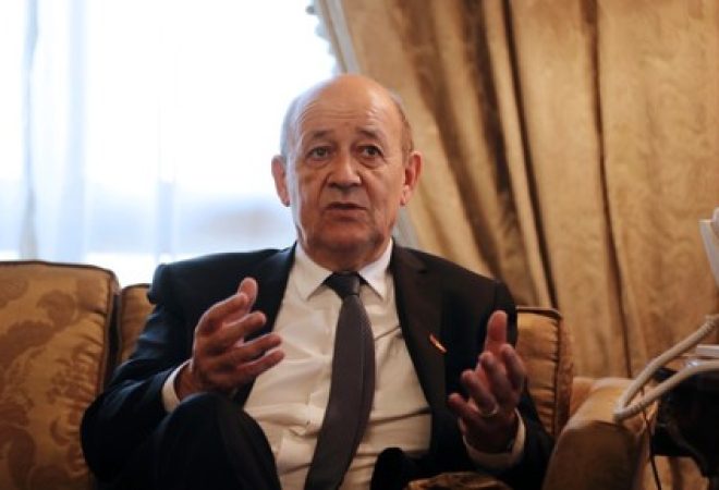 Ministro de Relações Exteriores da França, Jean-Yves Le Drian