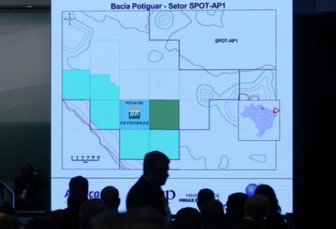 Leilão de campos de petróleo no Rio de Janeiro