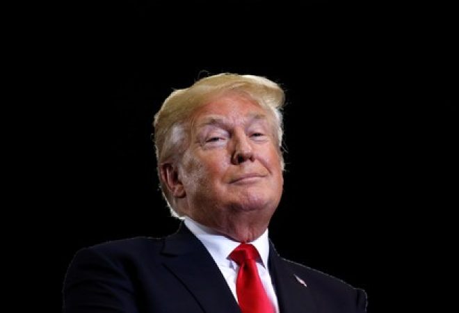 Presidente dos Estados Unidos, Donald Trump, durante evento em Nashville