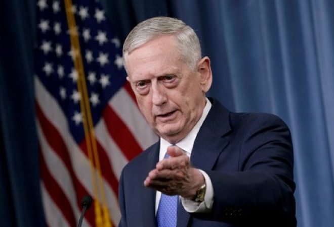 Secretário de Defesa dos EUA, James Mattis