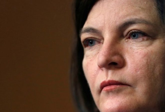 Raquel Dodge durante reunião em Brasília