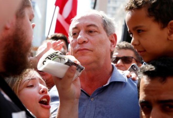 Candidato do PDT à Presidência, Ciro Gomes, em Curitiba