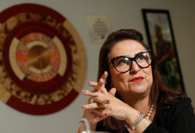 Kátia Abreu concede entrevista à Reuters