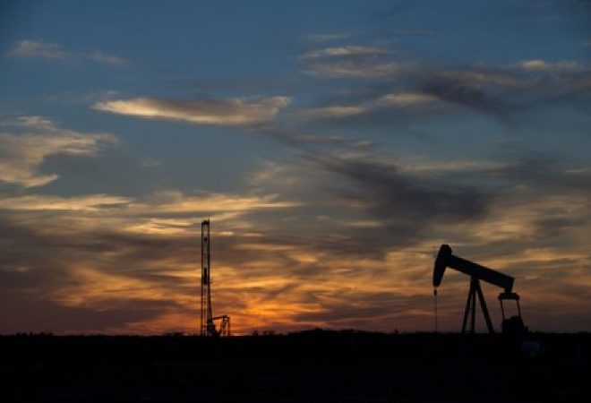 Sonda de petróleo perto de Sweetwater, Texas, EUA
