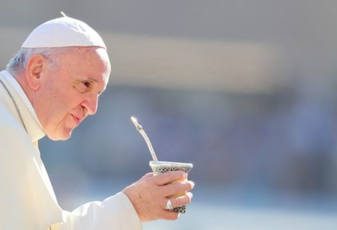 Papa Francisco na Praça de São Pedro, no Vaticano