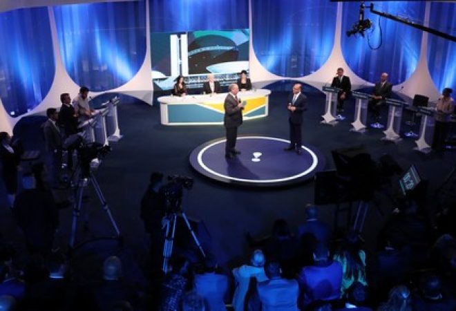 Debate de candidatos à Presidência na RedeTV, em Osasco
