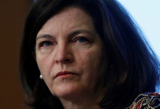 Raquel Dodge durante reunião em Brasília