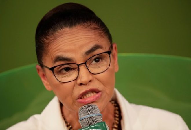 Candidata da Rede à Presidência, Marina Silva