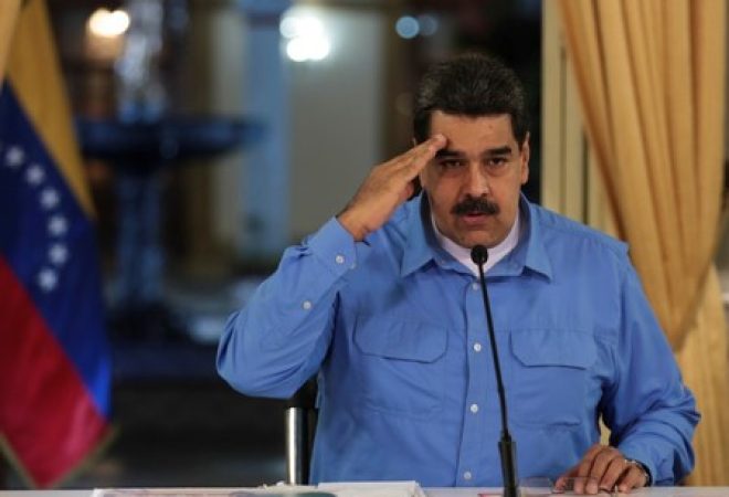 Presidente da Venezuela, Nicolás Maduro, em Caracas