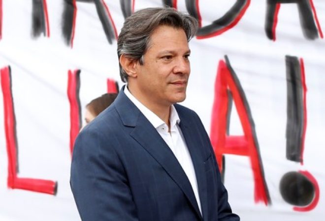 Candidato do PT à Presidência, Fernando Haddad