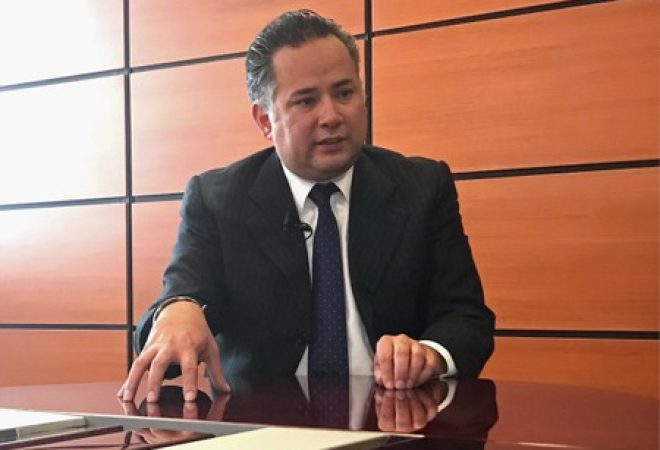 Novo chefe de inteligência financeira do México, Santiago Nieto, em entrevista à Reuters
