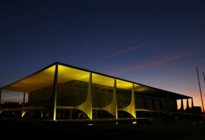 Vista do Palácio do Planalto
