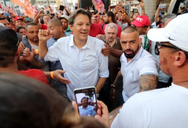 Haddad faz campanha em Campinas