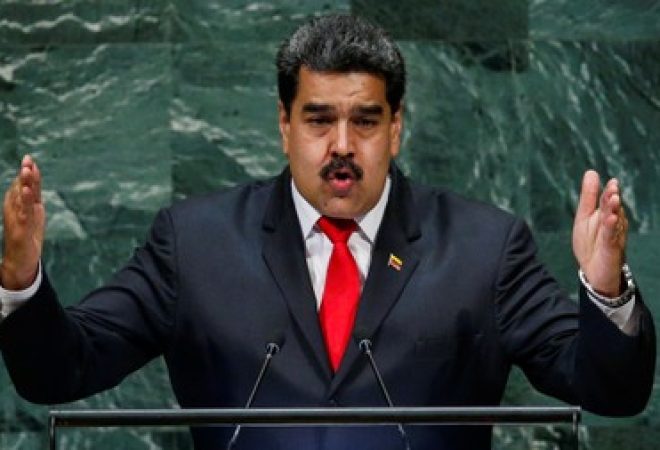 Presidente da Venezeula, Nicolás Maduro, durante discurso na Assembleia Geral da ONU