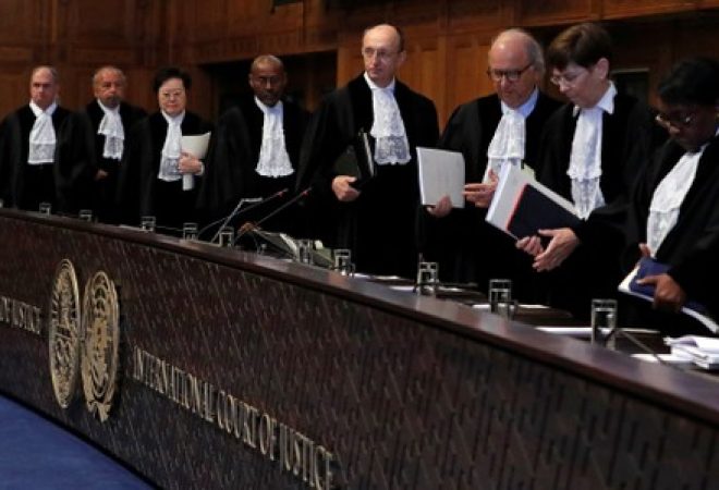 Juízes da Corte Internacional de Justiça em Haia