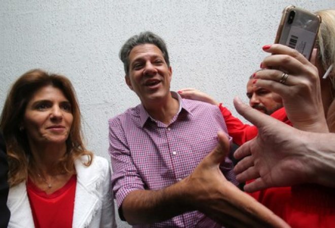 Candidato do PT à Presidência, Fernando Haddad