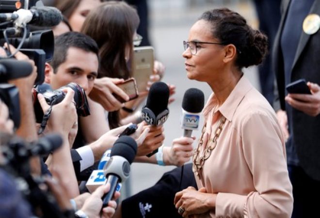 Candidata da Rede à Presidência, Marina Silva
