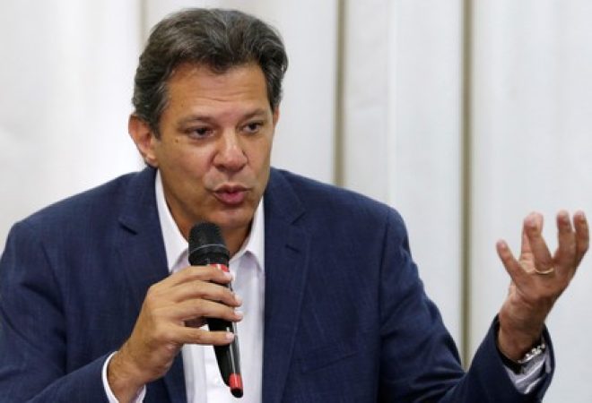 Candidato do PT à Presidência, Fernando Haddad