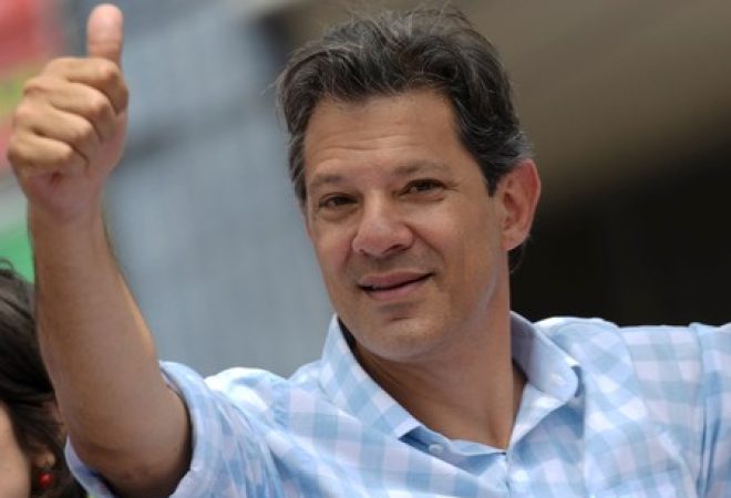 Candidato do PT à Presidência, Fernando Haddad