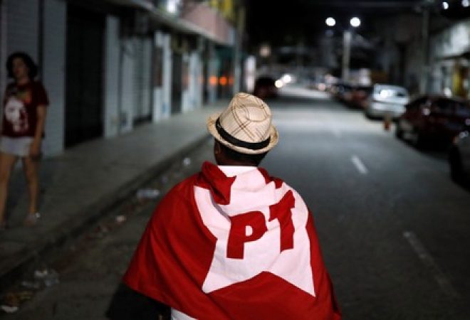 Simpatizante do PT em Fortaleza