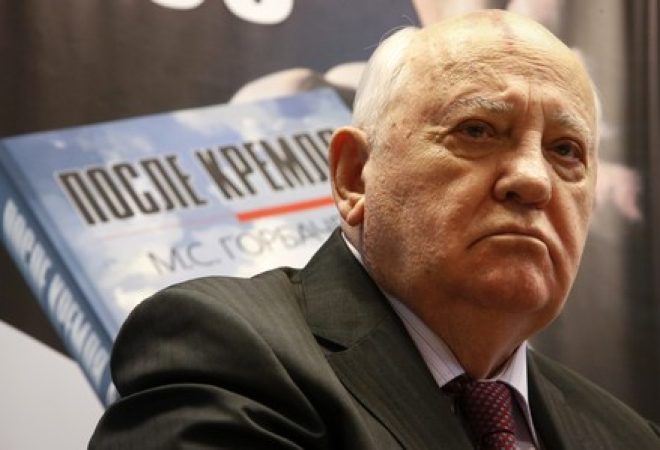 Ex-líder soviético Mikhail Gorbachev durante evento em Moscou, na Rússia