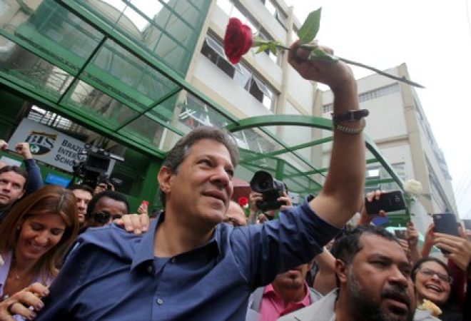 Candidato do PT à Presidência, Fernando Haddad