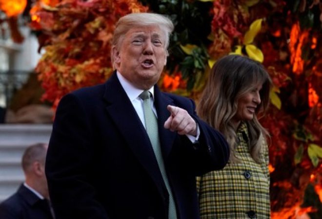 Presidente dos EUA, Donald Trump, na Casa Branca