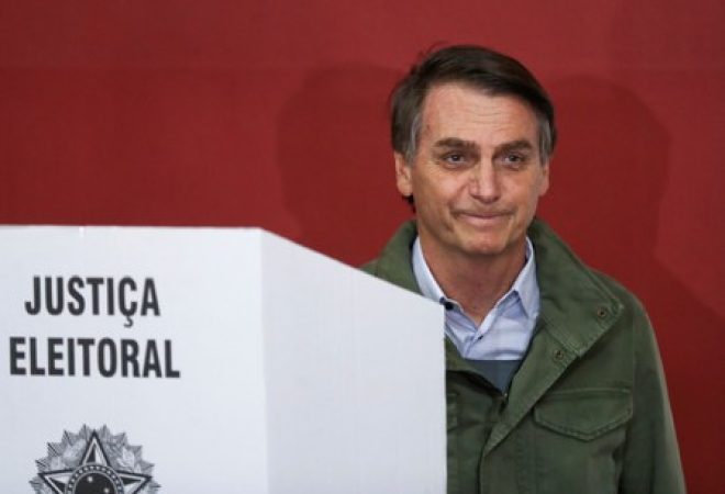 Presidente eleito Jair Bolsonaro
