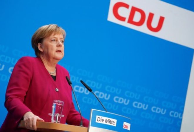 Chanceler da Alemanha, Angela Merkel, em Berlim