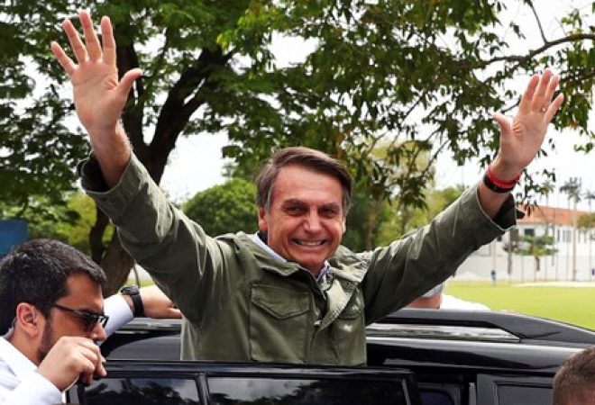 Presidente eleito do Brasil, Jair Bolsonaro (PSL)