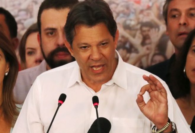 Candidato do PT à Presidência, Fernando Haddad