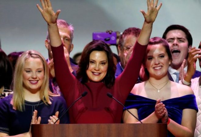 Governadora eleita de Michigan, a democrata Gretchen Whitmer