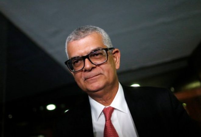 Presidente da Petrobras, Ivan Monteiro, durante evento em Brasília