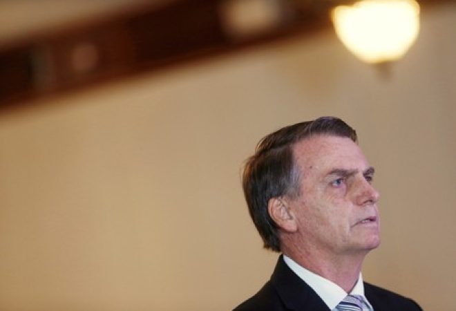 Presidente eleito Jair Bolsonaro durante reunião no STF