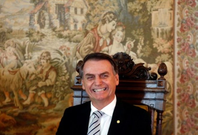 Presidente eleito Jair Bolsonaro durante reunião no STF