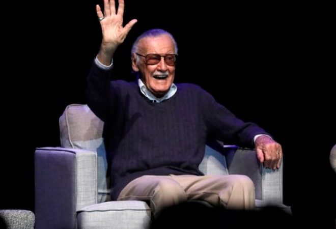 Stan Lee durante evento em Beverly Hills