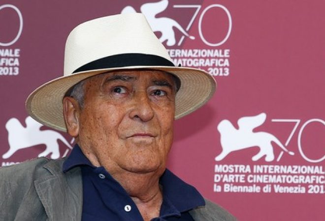 Diretor italiano Bernardo Berolucci no 70º Festival de Veneza, em 2013