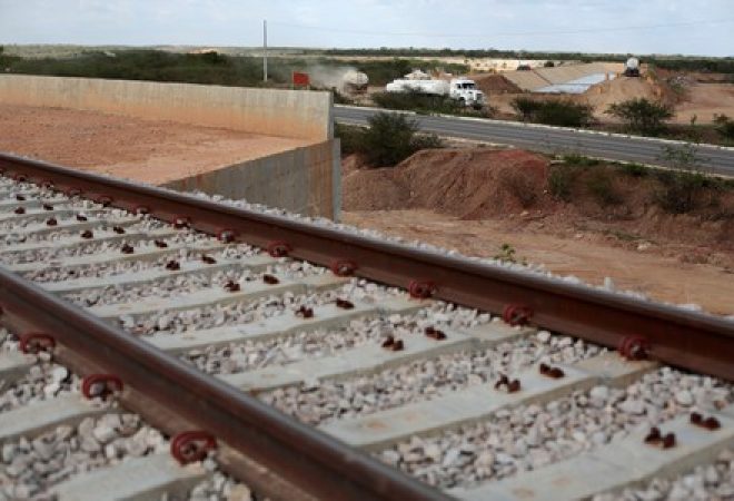 Trecho da Transnordestina na cidade de Salgueiro, em Pernambuco