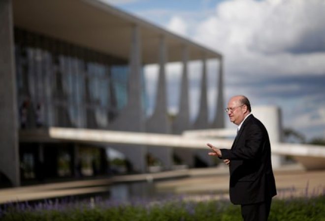 O presidente do Banco Central do Brasil, Ilan Goldfajn, no Palácio do Planalto, em Brasília