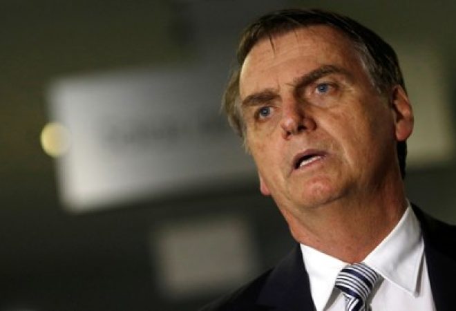 Presidente eleito, Jair Bolsonaro, em Brasília