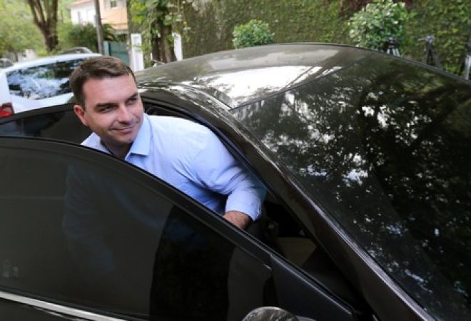 Senador eleito Flávio Bolsonaro (PSL) no Rio de Janeiro