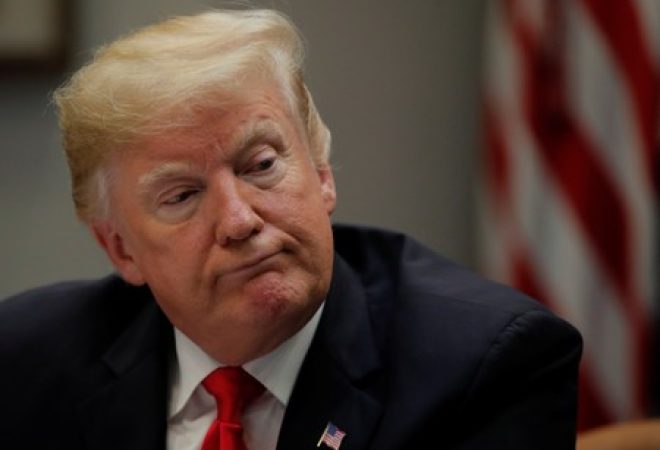 Presidente dos EUA, Donald Trump, na Casa Branca