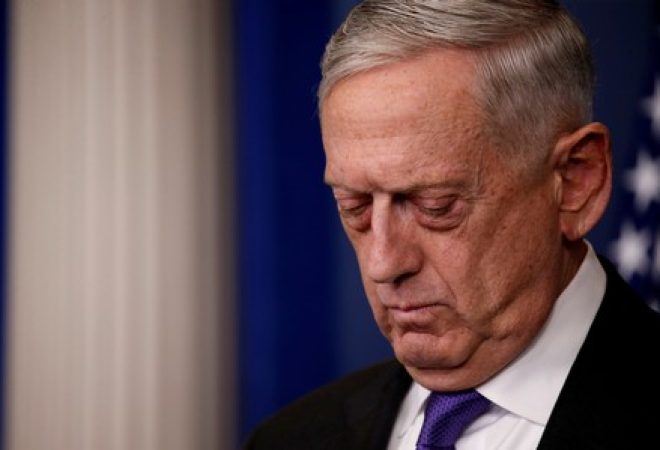 Ex-secretário de Defesa dos EUA, Jim Mattis