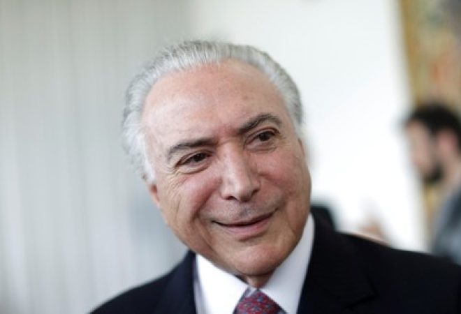 Presidente Michel Temer em Brasília