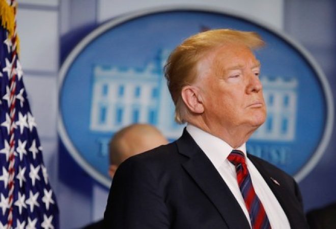 Presidente dos EUA, Donald Trump, na Casa Branca