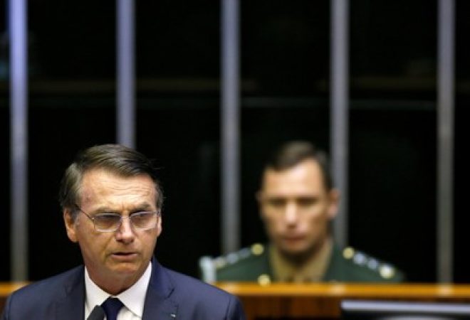 Presidente Jair Bolsonaro no Congresso Nacional