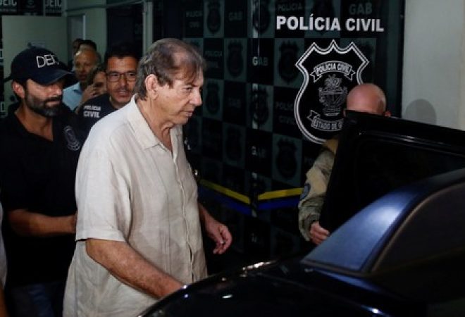 Médium João de Deus após ser preso pela polícia de Goiás