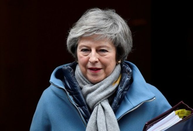 Premiê britânica, Theresa May, em Londres